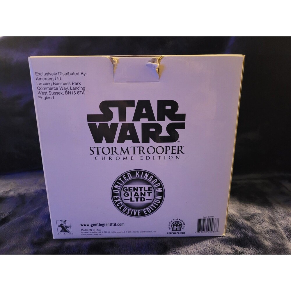 STORMTROOPER Gentle Giant Star Wars Chrome Bust UK Exclusive #1919/2500
